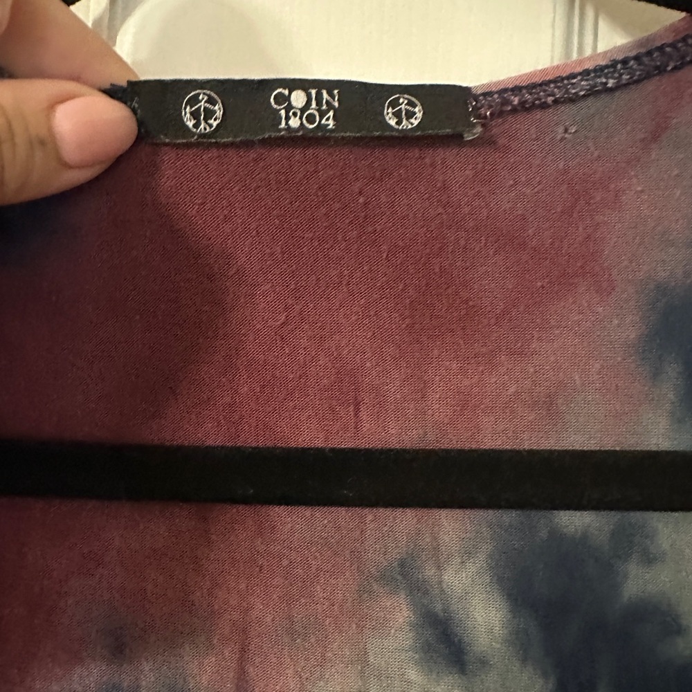 Coin 1804 Tie-Dye Sleeveless Duster (with Pockets) - Picture 2 of 5